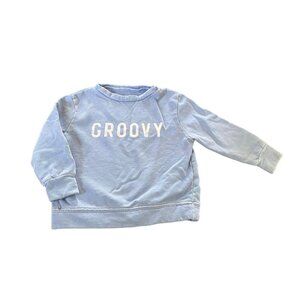 Jean + June Groovy Crewneck Sweatshirt Size 2/3